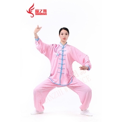棉加絲秀鳳太極服（粉）