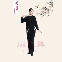0905印字運(yùn)動(dòng)褲套裝黑