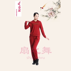 0902戴帽運(yùn)動(dòng)褲套裝紅