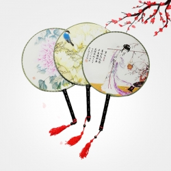 雙面真絲團扇